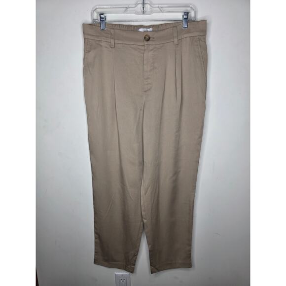 LOFT Pants - NWT Ann Taylor Loft Emory taper pants - khaki tan camel - 10